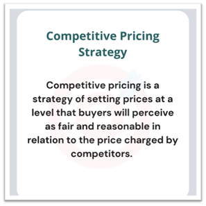 Competitive pricing strategy to stand out from the competition
