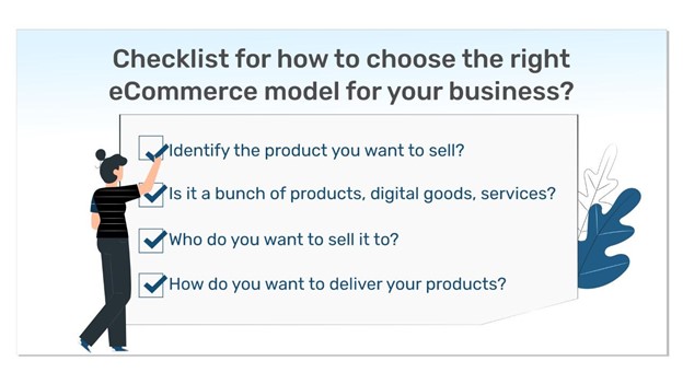 Checklist for eCommerce model selection