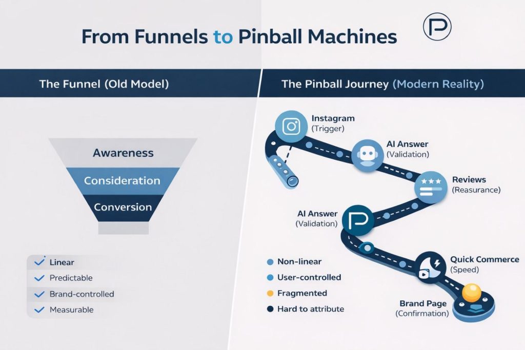 New linear customer journey