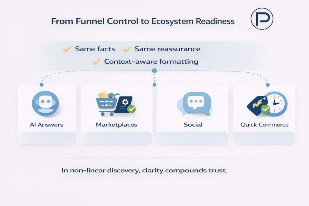 Funnel control to readi ness